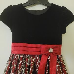 Lovi By Special Occasions Girls Holiday Sparkle Dress Size 10